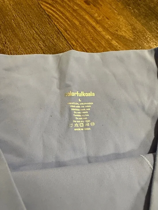 Light Periwinkle Women's High-Rise Leggings - Picture 2 of 2